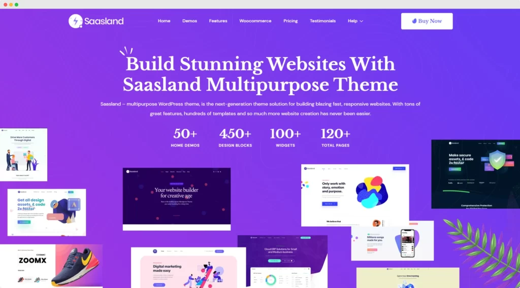 Saasland - Saas 启动的多功能 WordPress 主题