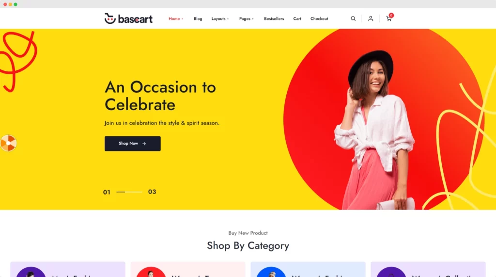 Bascart - 带有 Builder 的多供应商市场和 Woocommerce WordPress 主题