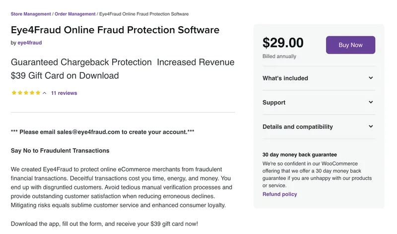 Plug-in Eye4Fraud