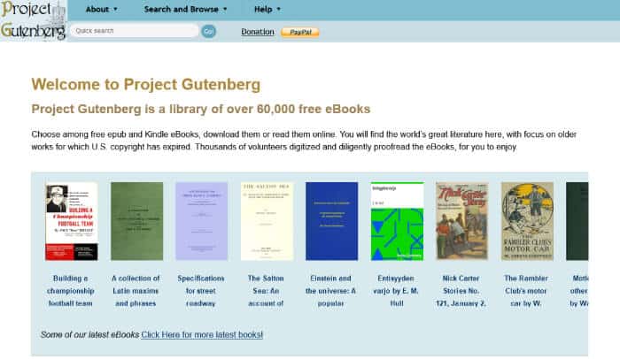 Projet Gutenberg