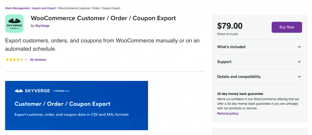 WooCommerce 고객 주문 쿠폰 내보내기 플러그인