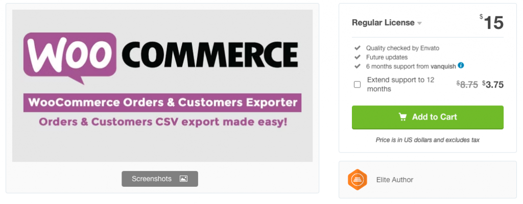 commandes et clients exportateur woocommerce