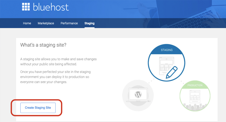 Créer un site de développement WordPress avec Bluehost