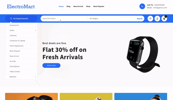 Electronic Store Theme