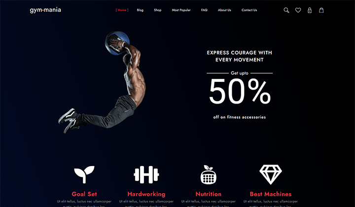 Best Fitness & Sports Equipments WordPress Themes