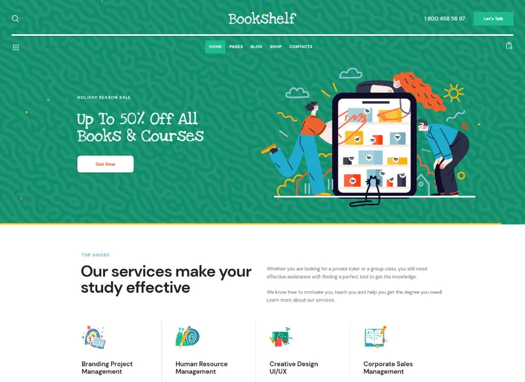 Bookshelf-Books＆Media OnlineStoreWordPressテーマ