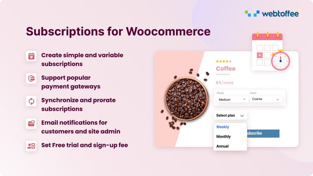 Plugin pentru abonamente WooCommerce