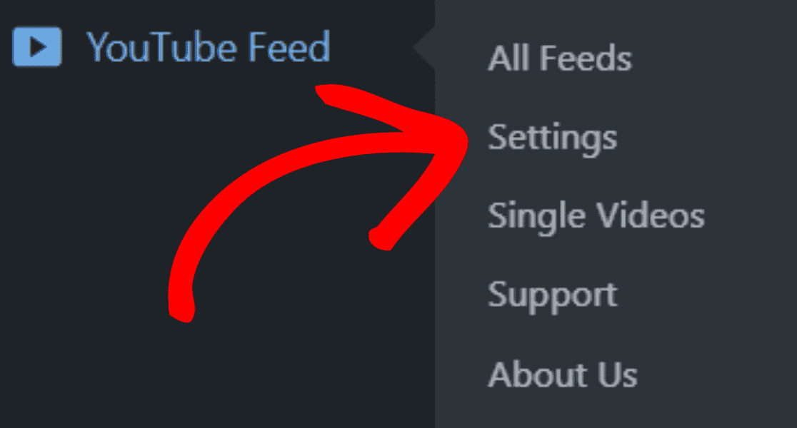 Settings YouTube Feed Pro