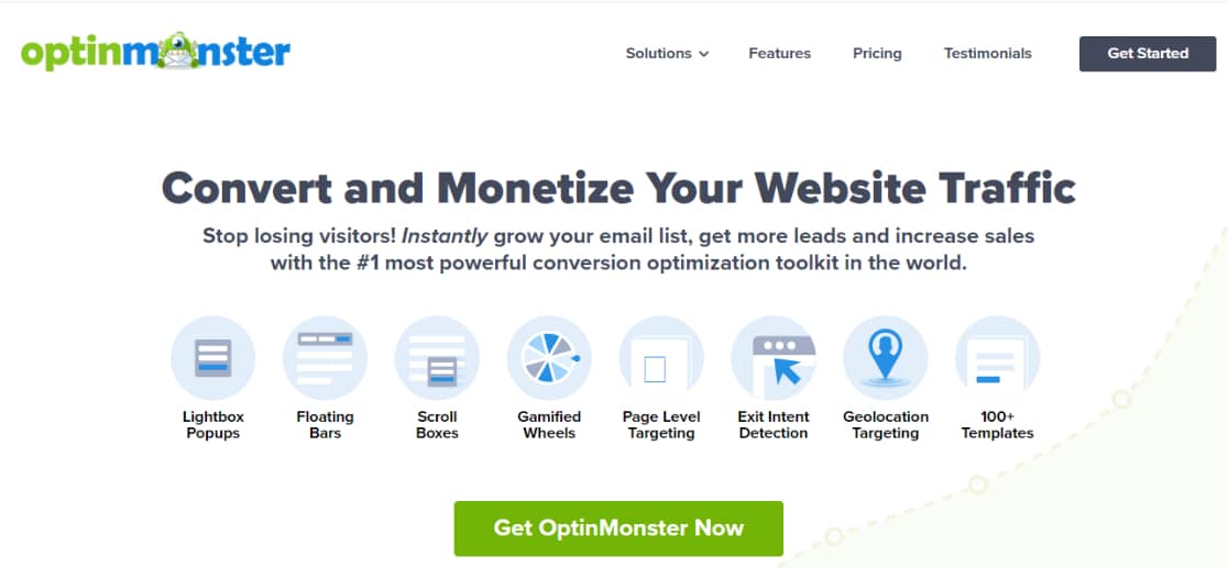 OptinMonster homepage