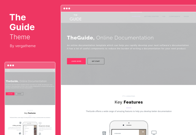 TheGuide Theme - سمة WordPress للتوثيق عبر الإنترنت