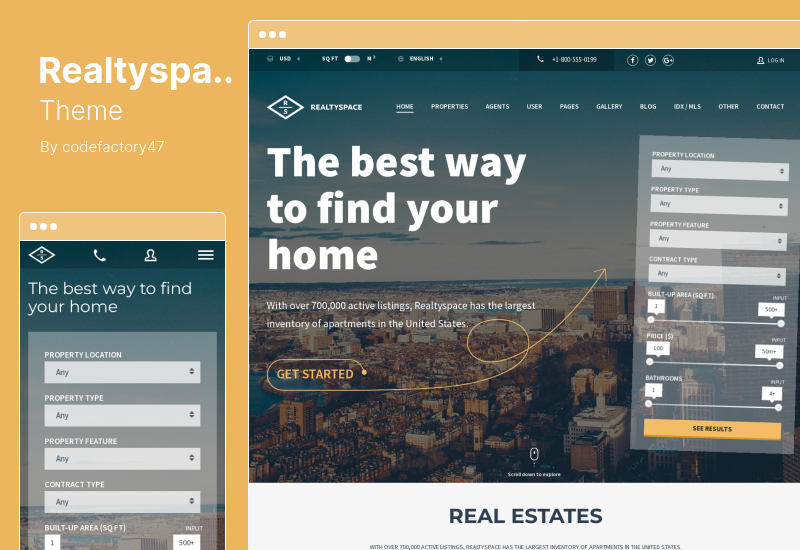 Tema Realtyspace - Tema WordPress immobiliare