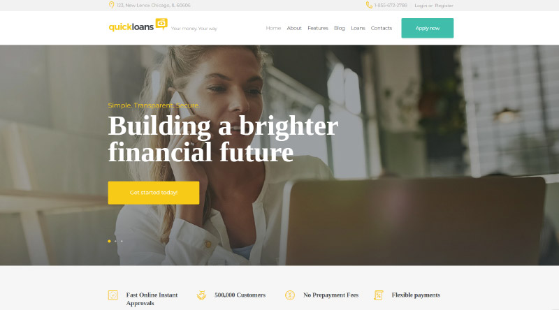 QuickLoans WordPress Theme