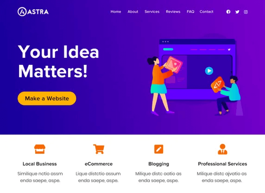 Astra - 轻量级 wordpress 主题