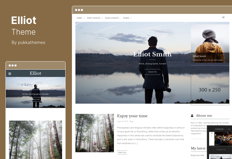 Elliot Theme - czysty blog-magazyn WordPress motyw