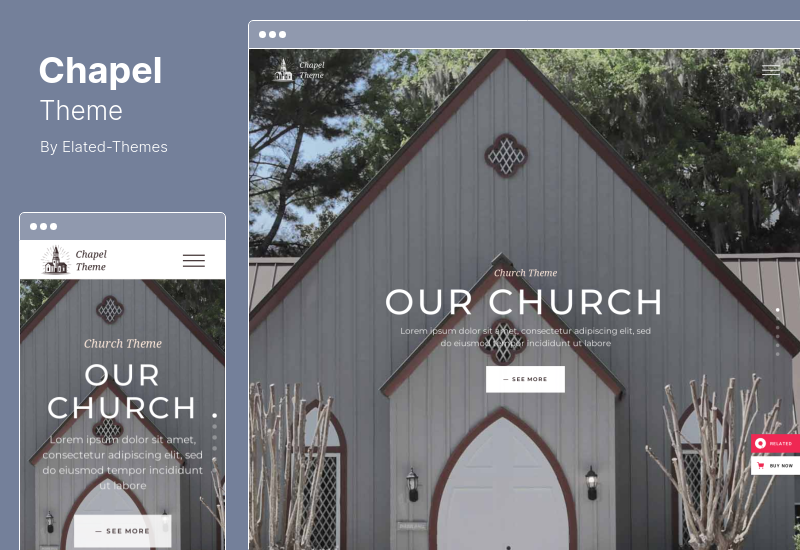 Tema Kapel - Tema WordPress Gereja