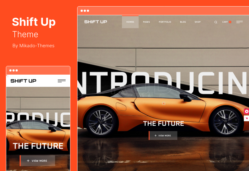 ShiftUp Theme - Perbaikan Mobil & Layanan Otomatis Tema WordPress