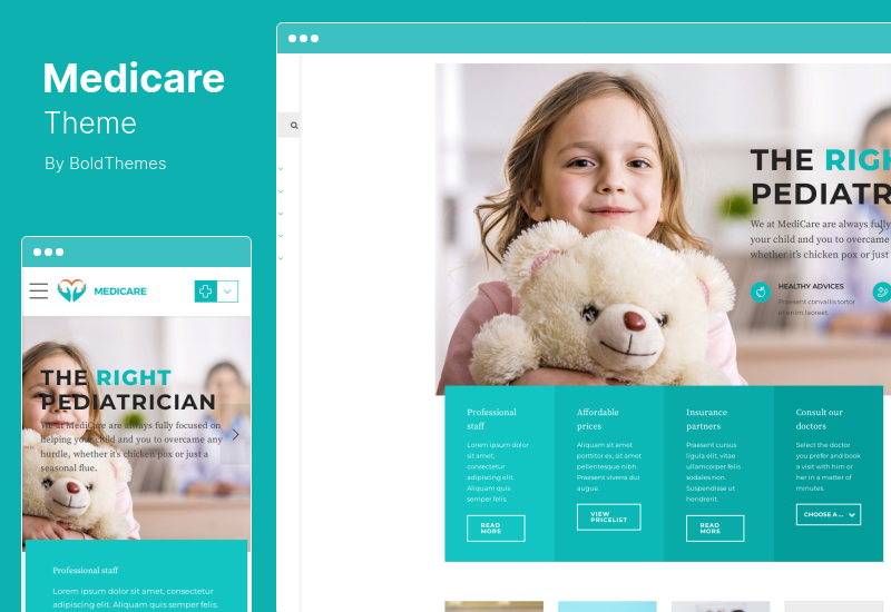 Tema Medicare - Tema WordPress per medici, medici e sanitari