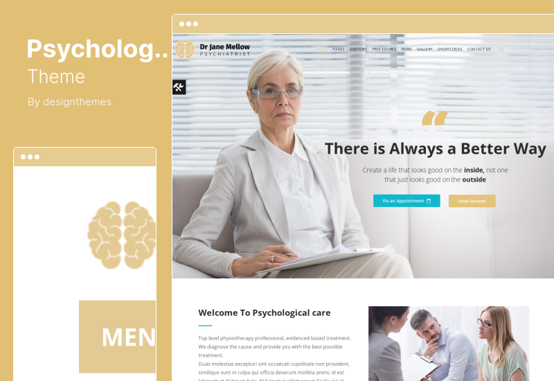 Thème de psychologie - Thème WordPress de conseil