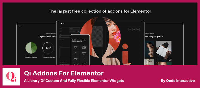 Qi Addons For Elementor Plugin - Une bibliothèque de widgets Elementor personnalisés et entièrement flexibles