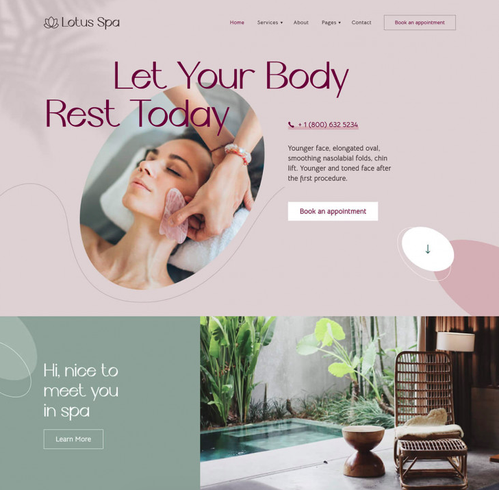 Tema WordPress di Lotus Spa