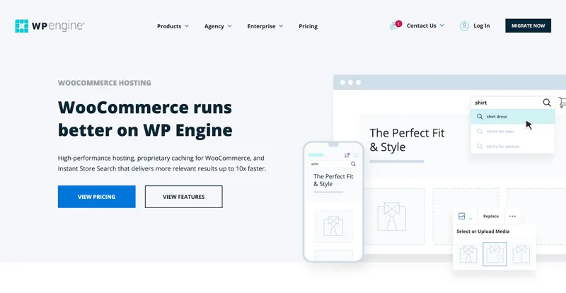 WP Engine WooCommerce 托管