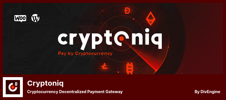 Cryptoniq Plugin - بوابة الدفع اللامركزية للعملات المشفرة