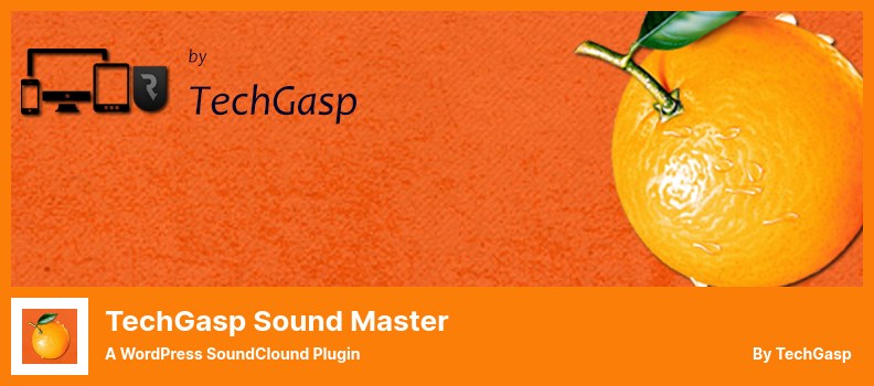 TechGasp Sound Master Plugin - 一个 WordPress SoundClound 插件