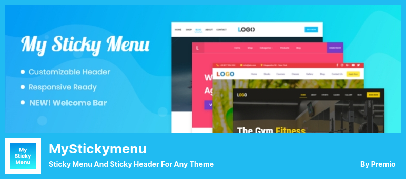 myStickymenu Eklentisi - Herhangi Bir Tema için Yapışkan Menü ve Yapışkan Başlık