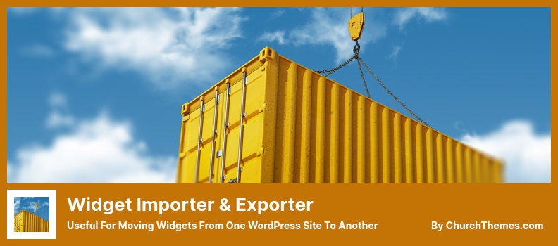 Widget Importer & Exporter Plugin - ある WordPress サイトから別の WordPress サイトにウィジェットを移動するのに便利