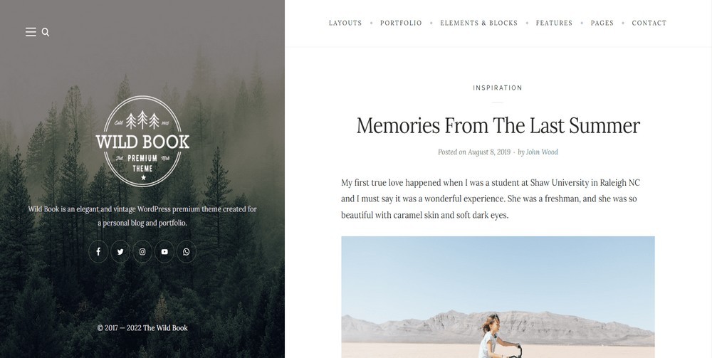 Тема Wildbook WordPress