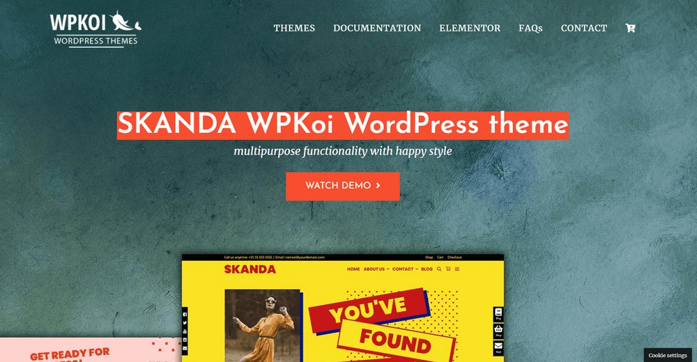 Scanda WordPress-Thema