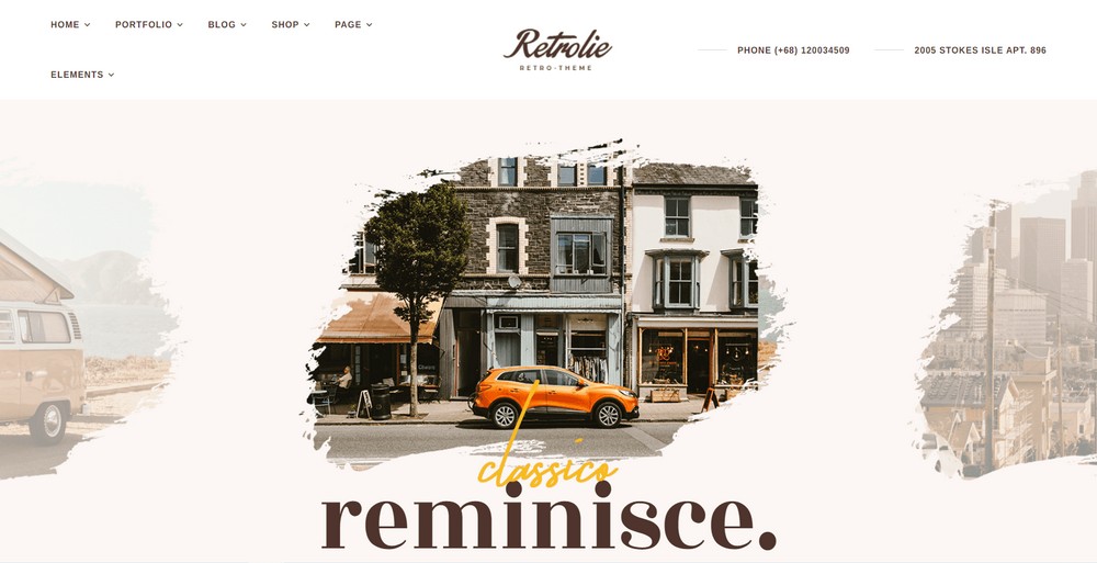 Vintage Retrolie-Thema