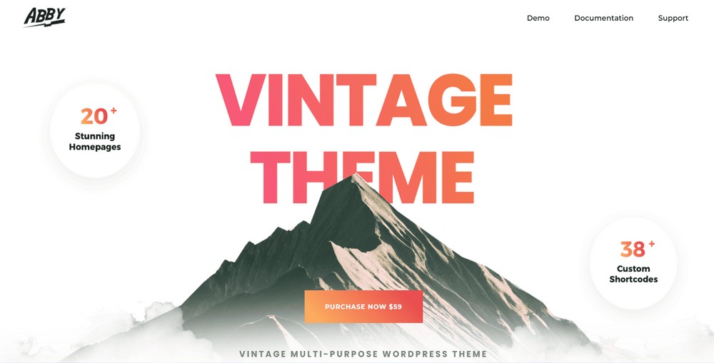 Abby Vintage WordPress-Theme