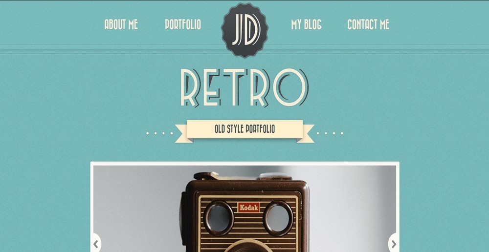 Retro-Portfolio-Thema