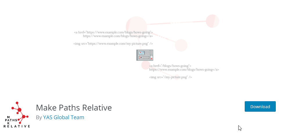 Plugin Tornar o caminho relativo