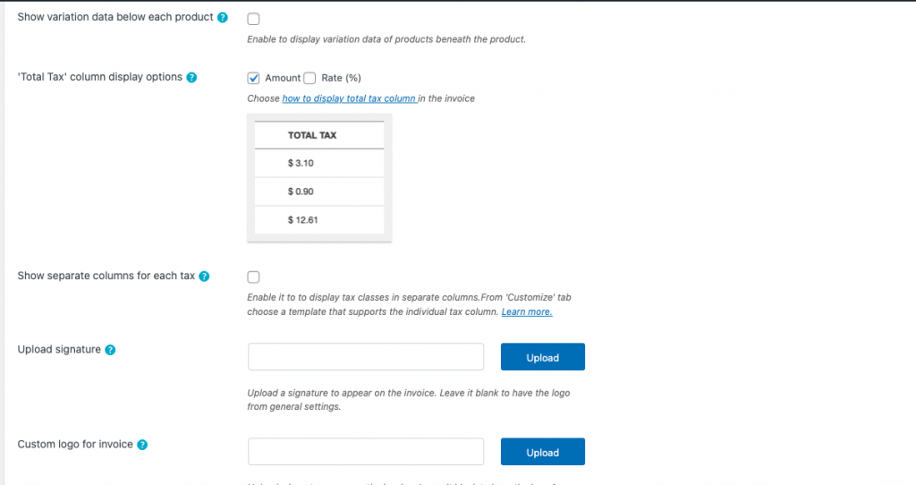 Configurações gerais da versão premium do plugin