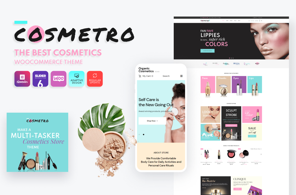 Cosmetro-Cosmetics-Store-Elementor-Thème WooCommerce