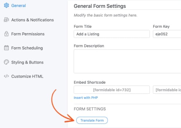 Formidable Forms を使用すると、フォームを簡単に翻訳できます