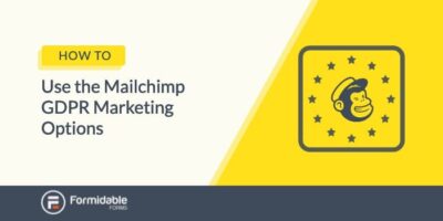 Opciones de marketing del RGPD de Mailchimp