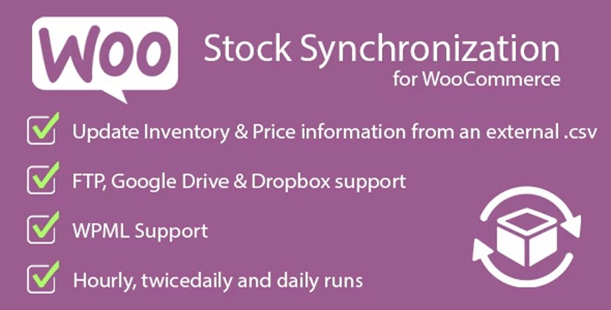 Synchronisation des stocks pour WooCommerce