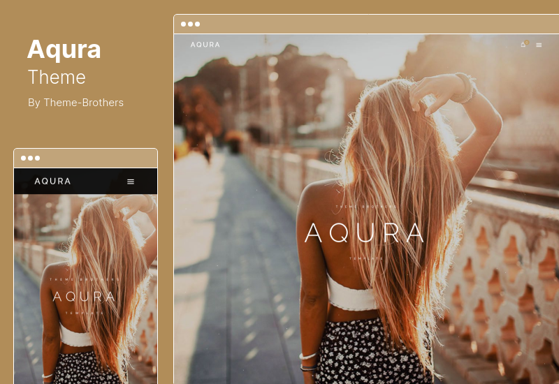 Tema Aqua - Tema WordPress Musik