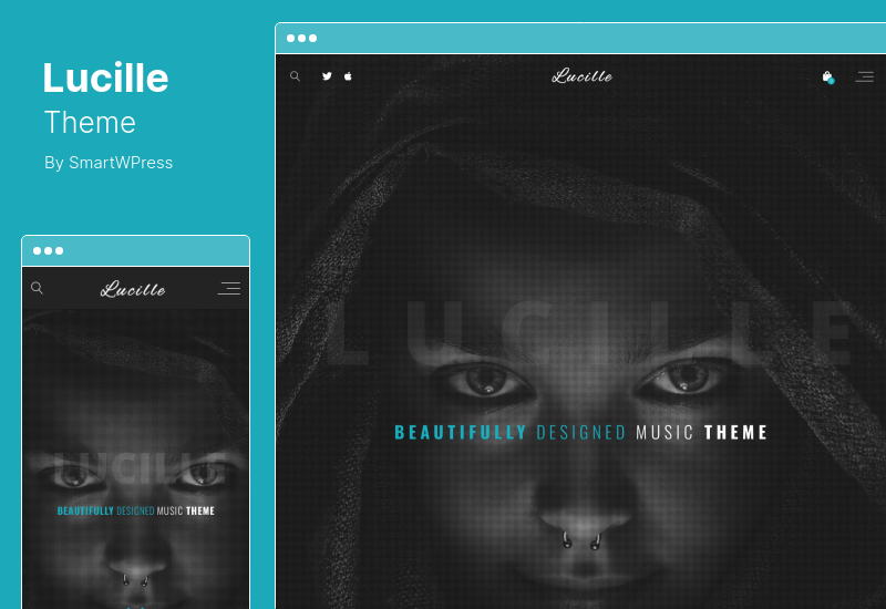 Lucille Theme - Tema de música de WordPress