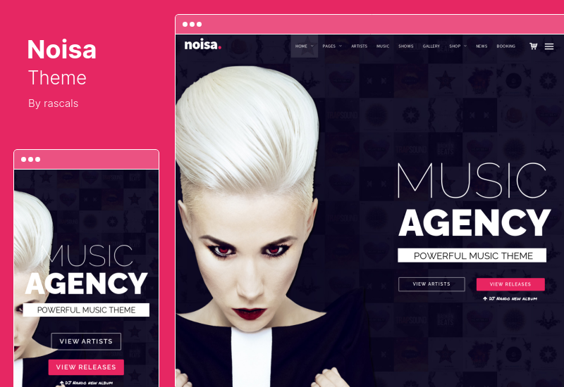 Noisa Theme - Produser Musik, Band & Acara Tema WordPress