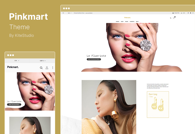 Тема Pinkmart — тема AJAX для WooCommerce