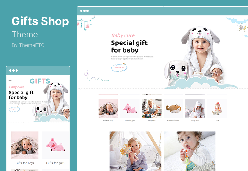 Geschenke-Shop-Thema - WooCommerce WordPress-Theme für handgefertigte Souvenirs