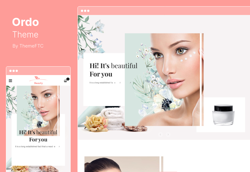 Thème Ordo - Thème WordPress WooCommerce cosmétique naturel