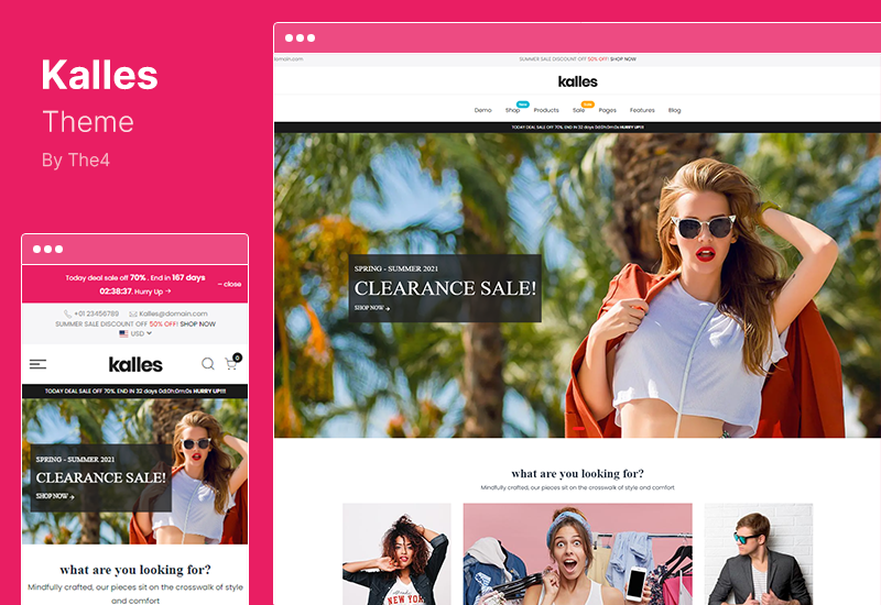 Kalles Theme - Versátil Elementor WooCommerce Theme