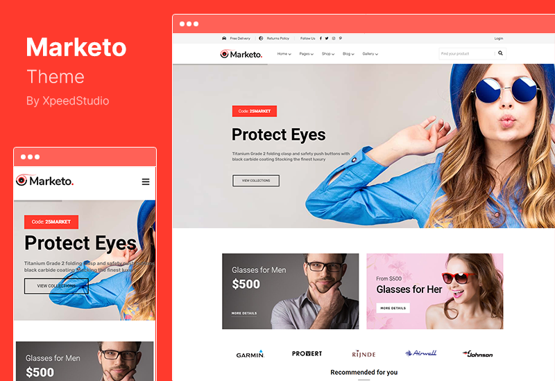 Tema Marketo - Tema WooCommerce WordPress para comercio electrónico y mercado de múltiples proveedores