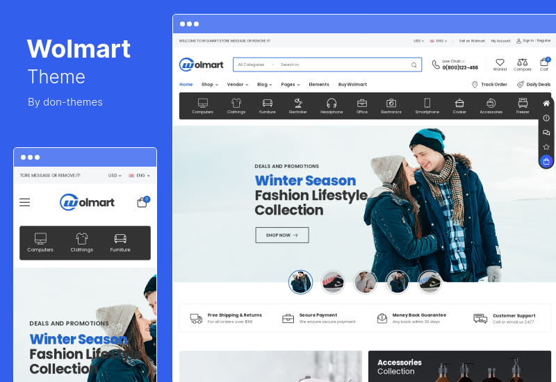 Wolmart Theme - WooCommerce-Theme für den Multi-Vendor-Marktplatz