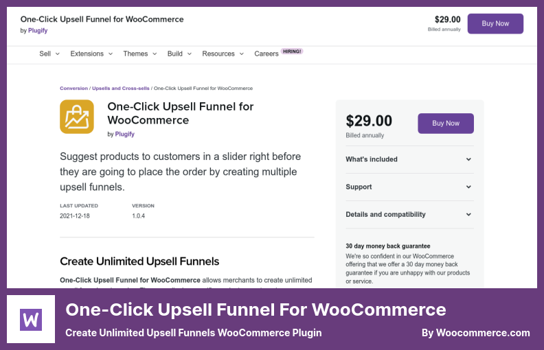 One-Click Upsell Lejek dla WooCommerce Plugin - Twórz nielimitowane Upsell Lejki WooCommerce